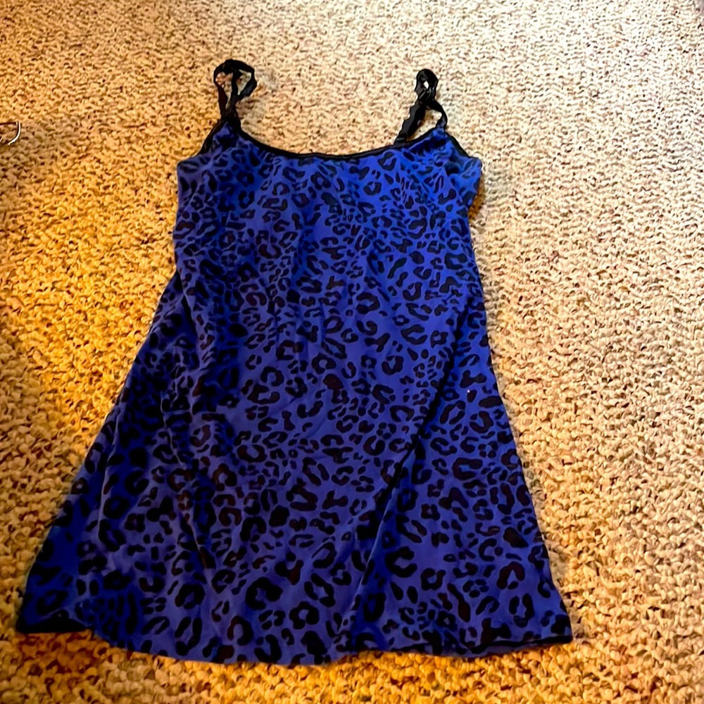 Leopard Campasol black and blue